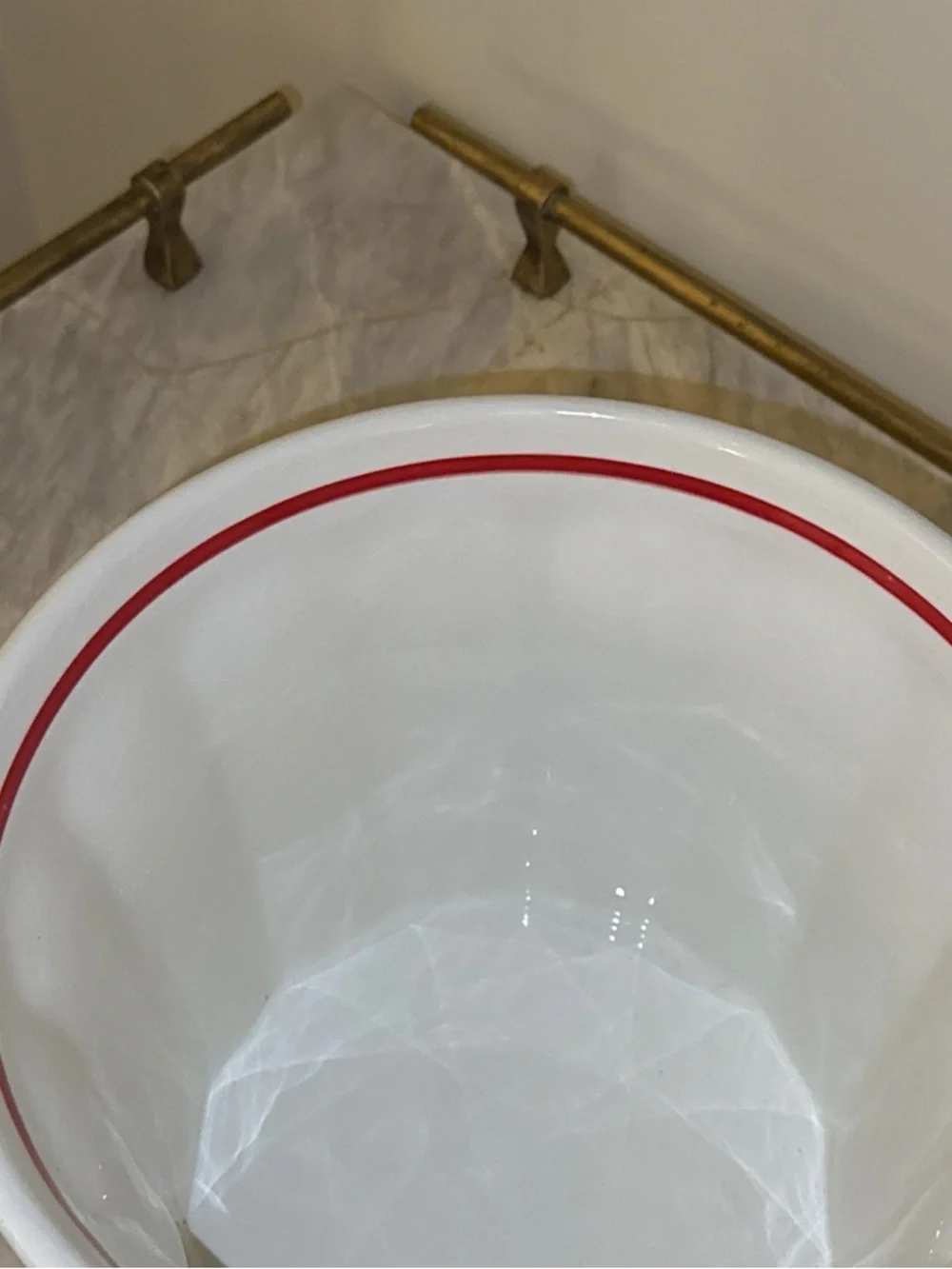 Williams-Sonoma Large Red and White Movie Night Popcorn Bowl